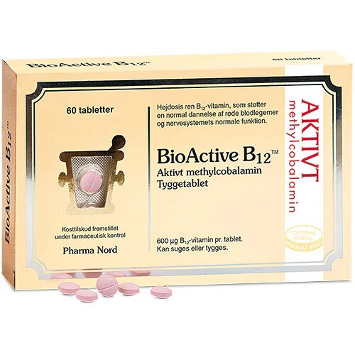 Bioactive B12   60 Tabletter