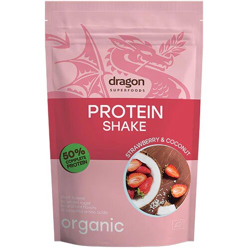 Protein Shake Jordbær   Kokos øko    450 Gram