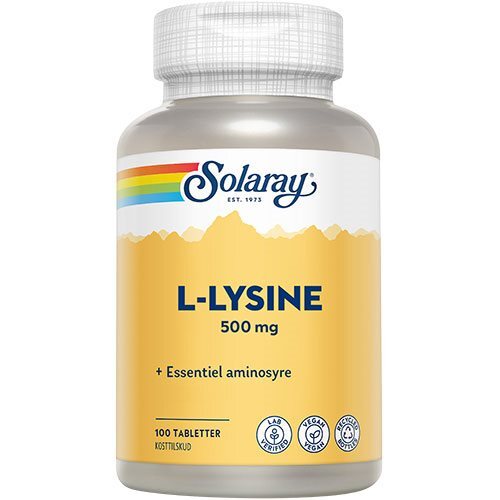 Solaray L Lysine   100 Tabletter