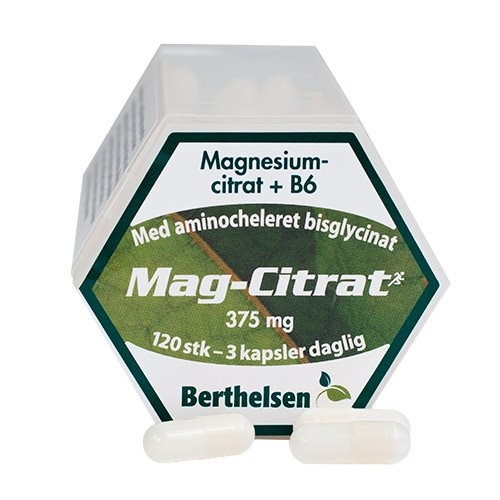 Mag Citrat Berthelsen   120 Kapsler