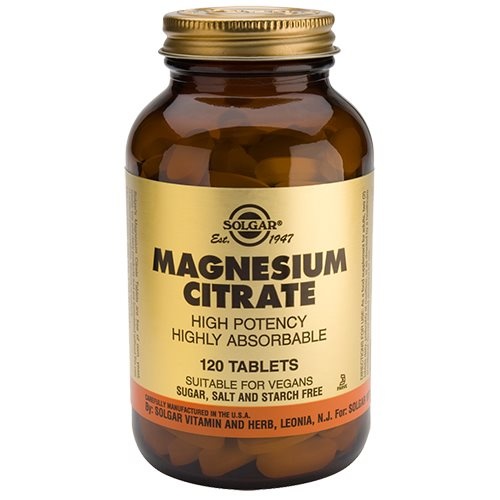 Solgar Magnesium Citrat 200 Mg    120 Tabletter