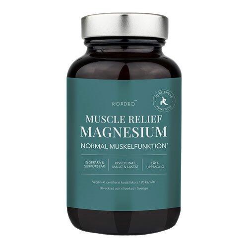 Nordbo Muscle Relief Magnesium   90 Kapsler