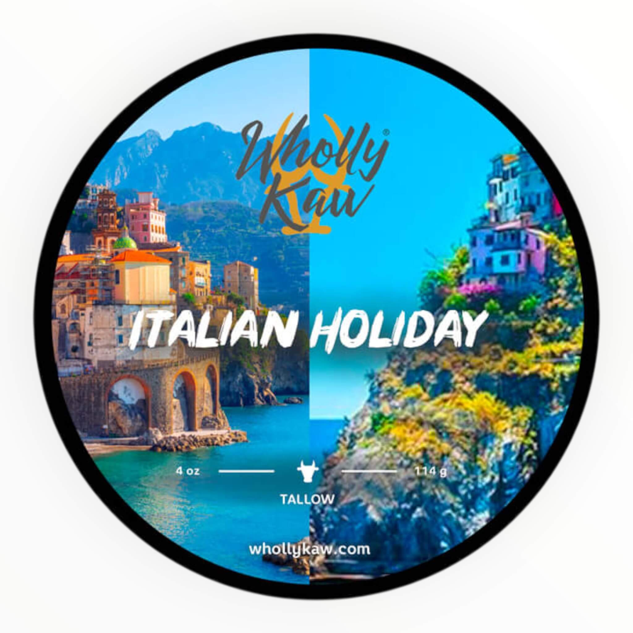 Wholly Kaw Barbersæbe  Italian Holiday  114 G