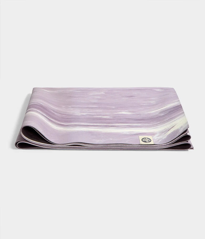Manduka Eko Super Lite Rejse Yogamåtte 1 5mm  Elderberry Marbled