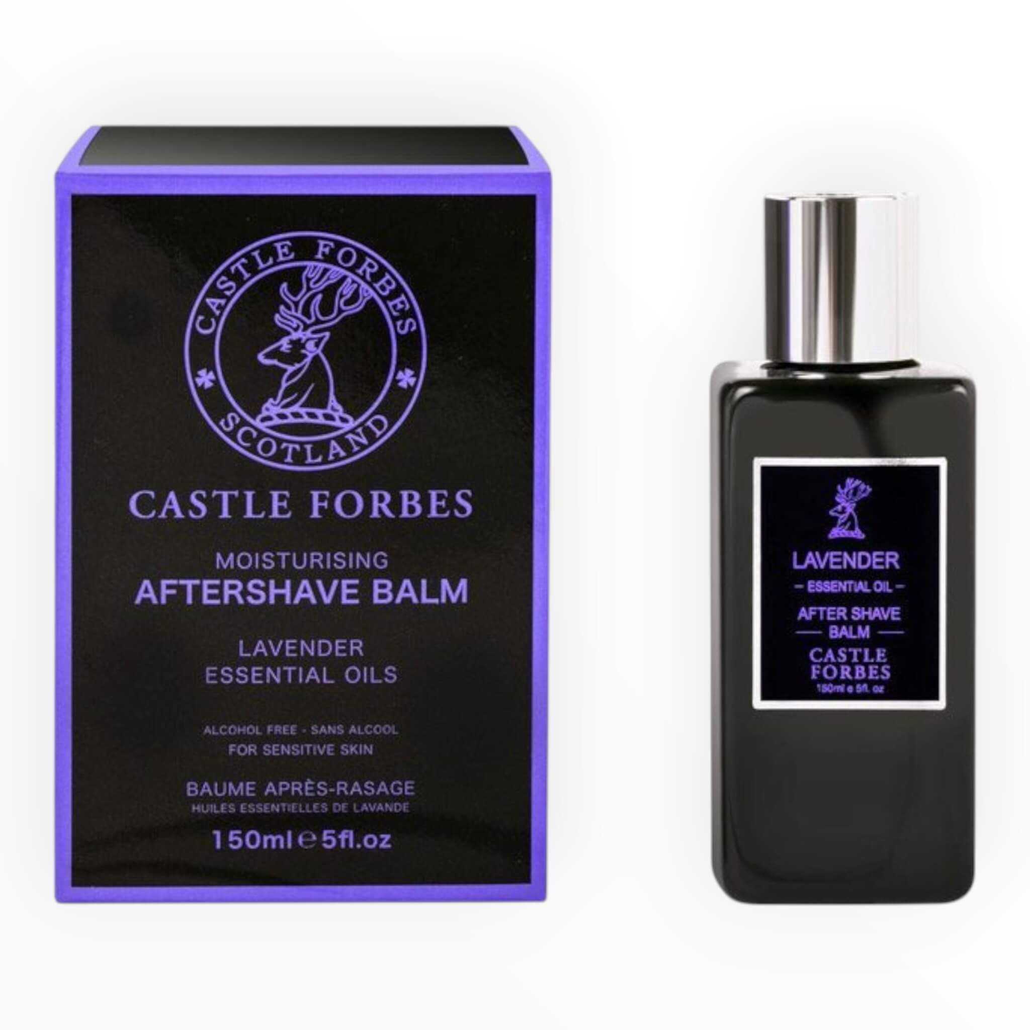 Castle Forbes Aftershave Balm Lavender Essential Oil 150 Ml