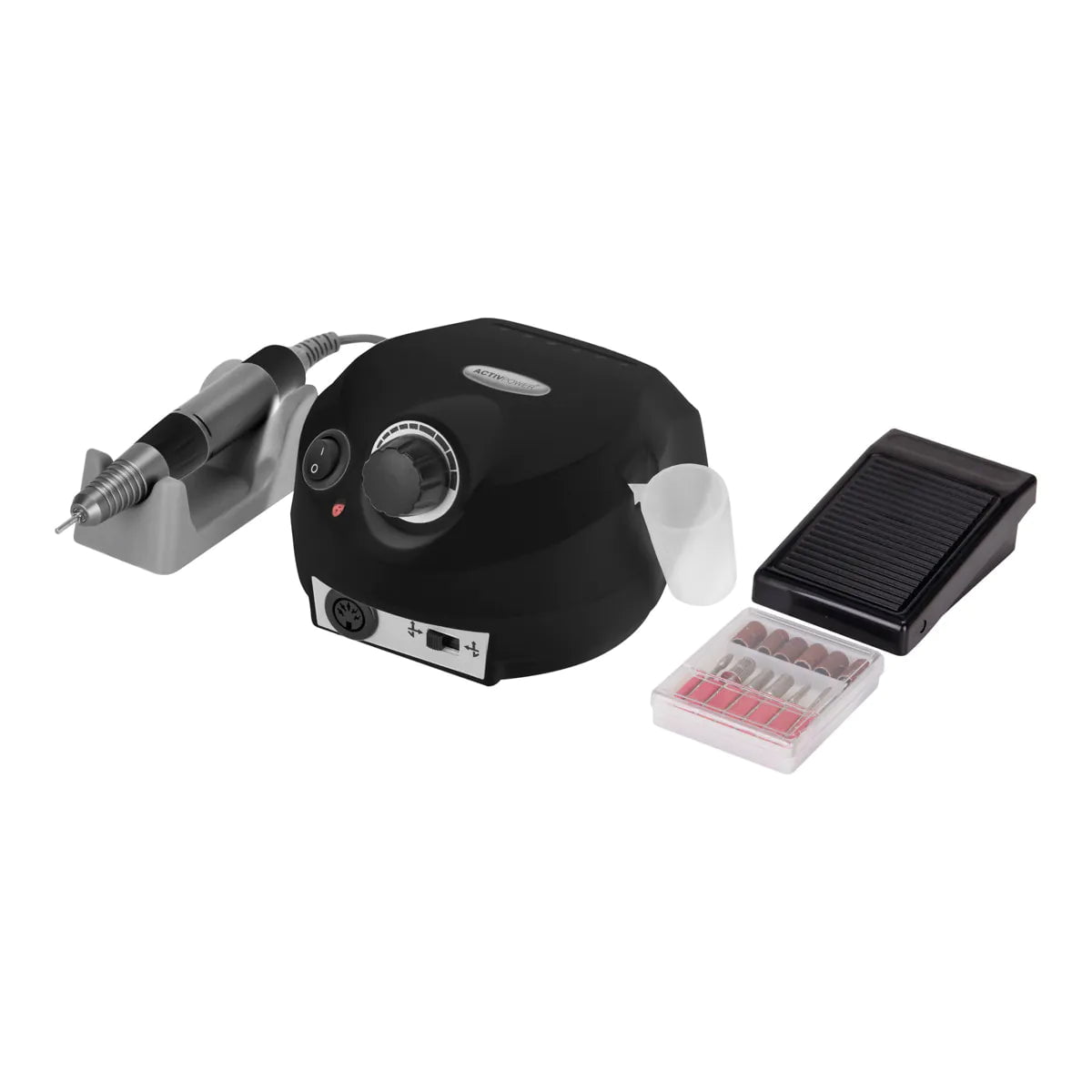 Elektrisk Neglefil 35 000 Rpm Perfekt Til Hobbybrug Hvid