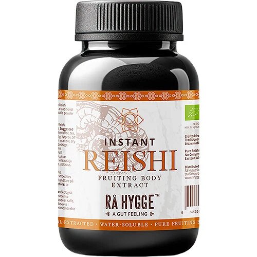 Reishi Instant Svampe Ekstrakt I Pulverform økologisk   40 Gram
