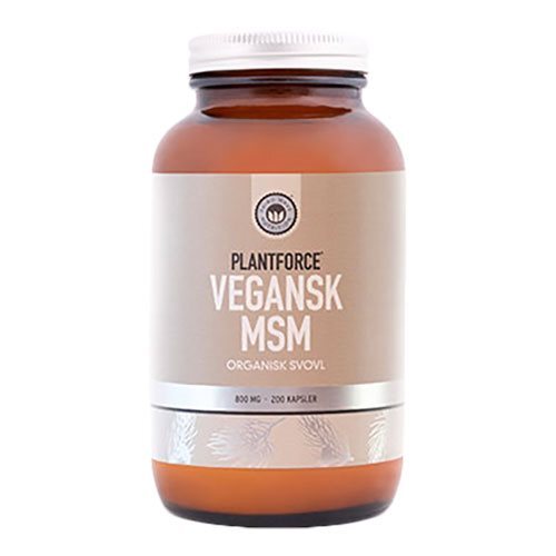 Plantforce Msm 800 Mg Plantebaseret Organisk Svovl  200 Kap
