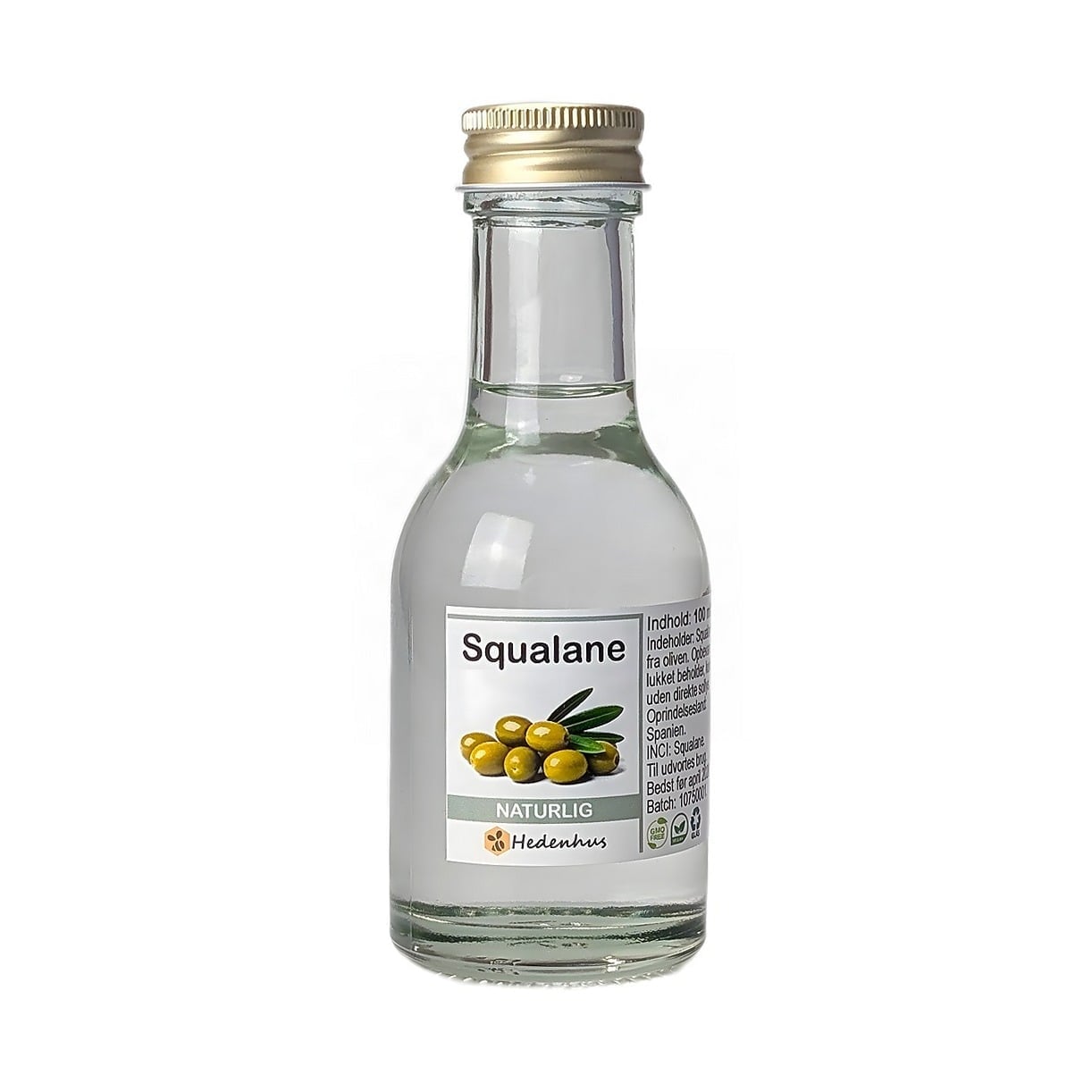 Squalane Olie Fra Oliven 250 Ml   Stabil Baseolie Til Hud  Og Hårplejeformler