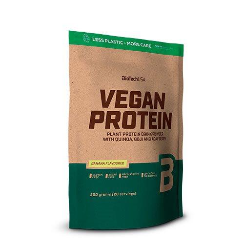 Vegan Protein Pulver M Banan Smag 500 Gram