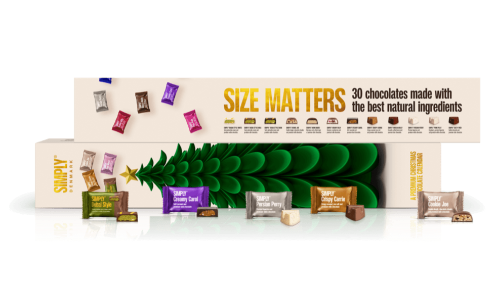 Simply Chocolate  Chokolade Julekalender  300g
