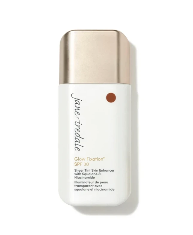 Jane Iredale Glow Fixation Spf 30 Sheer Tint   Dark To Deep  40ml