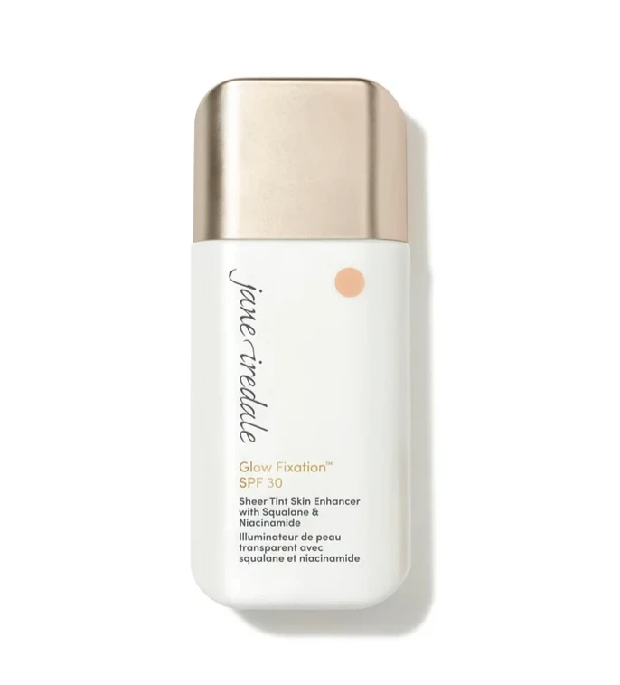 Jane Iredale Glow Fixation Spf 30 Sheer Tint Fair To Light 40ml