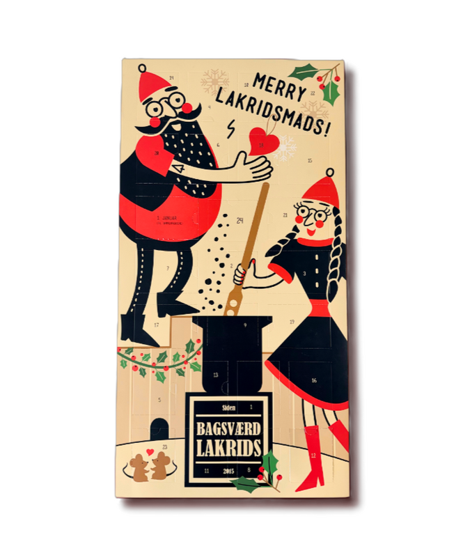Bagsværd Lakrids Julekalender 2026  25 Låger  625g