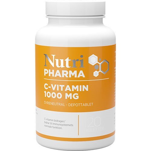 Nutripharma C Vitamin 1000 Mg   120 Tabletter