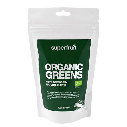 Organic Greens Pulvermix økologisk   100 Gram