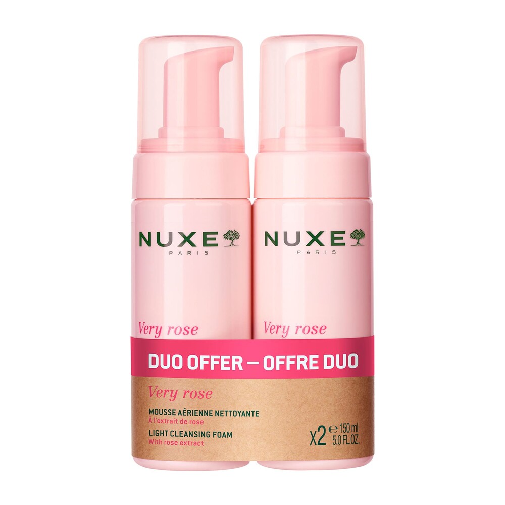 Nuxe Very Rose Cleansing Foam  2x150ml