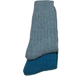 Tykke Merinostrømper Light Blue Turqouise 35 38  1pk